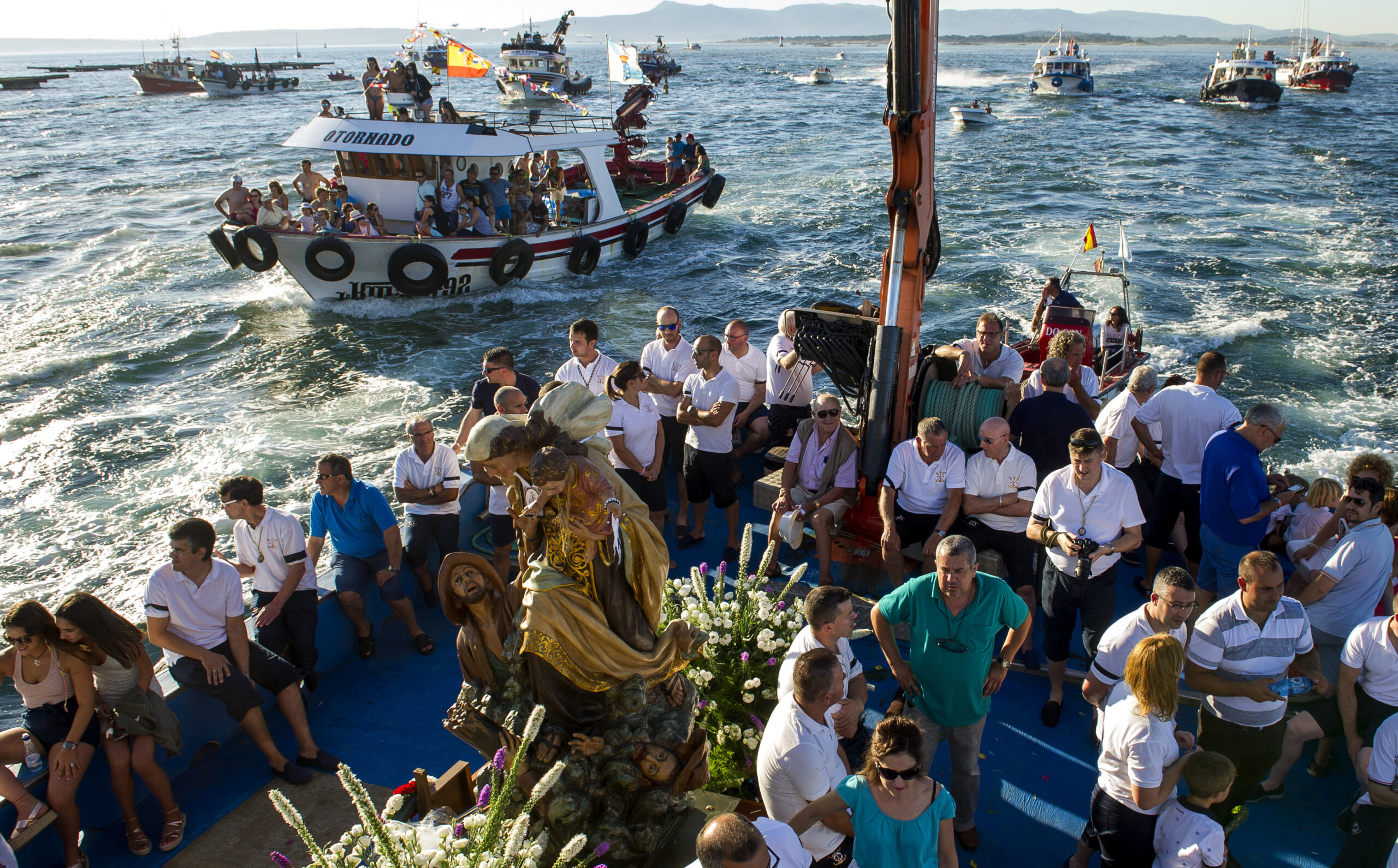 Procesión marítima de las Fiestas del Carmen