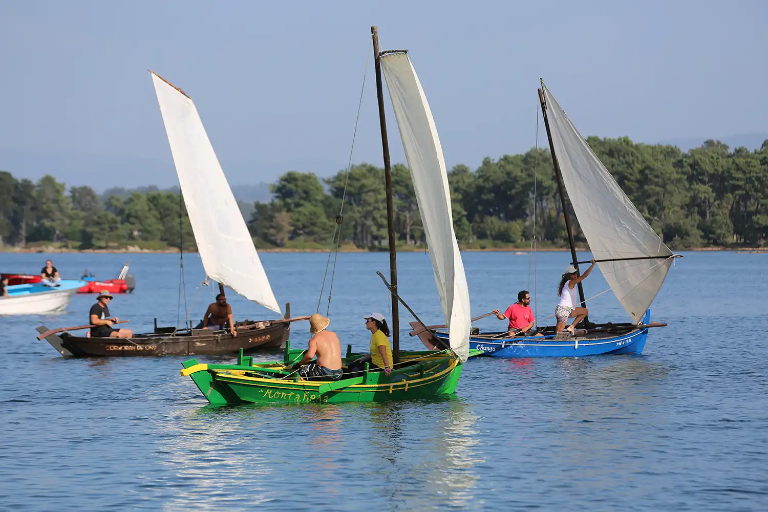 Embarcaciones tradicionales regata