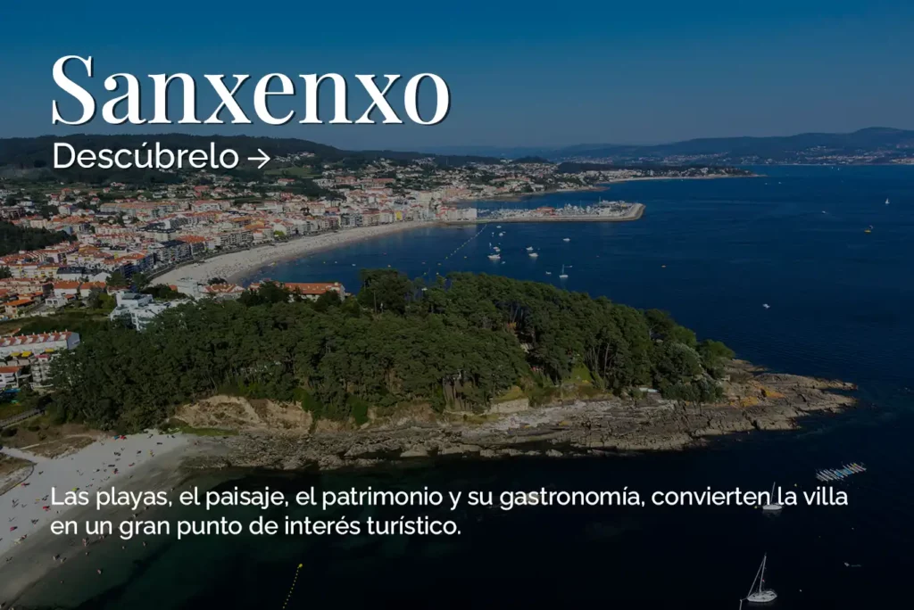 Botón de Sanxenxo en la web de Salnés