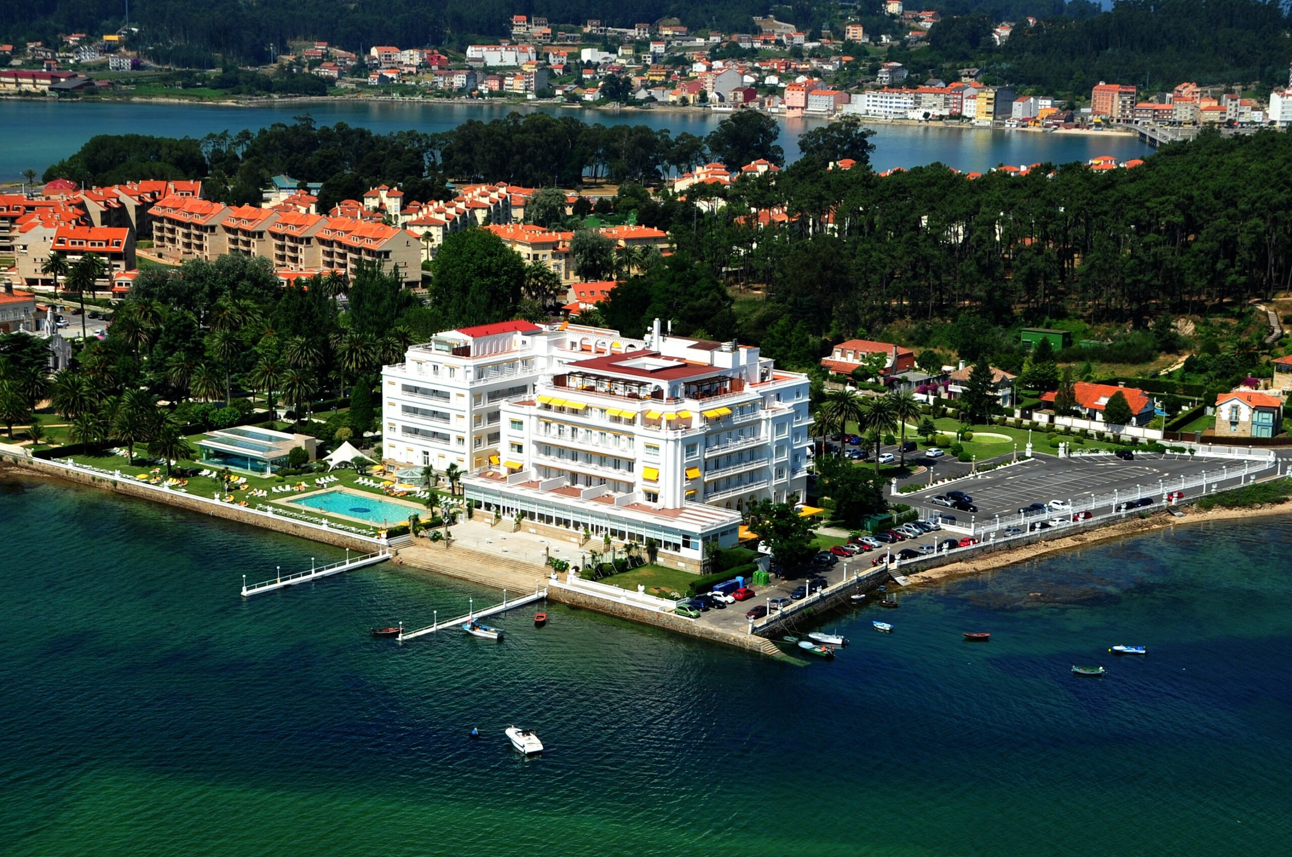 Foto aérea del Gran Hotel de A Toxa